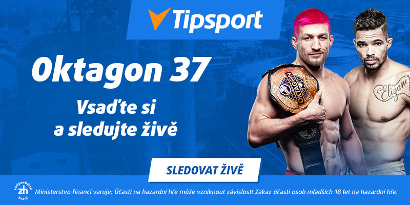 Sledujte Oktagon 37 živě na Tipsport TV ZDE