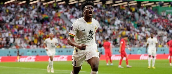 Mohammed Kudus září v dresu Ghany na MS ve fotbale 2022 - Profimedia