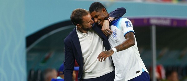 Gareth Southgate a Marcus Rashford