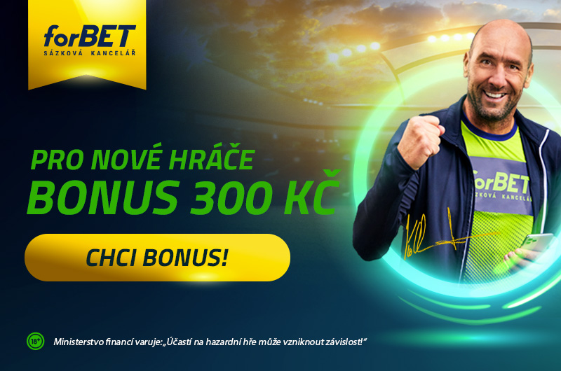 ForBET promo kód – vstupní bonus zdarma k registraci