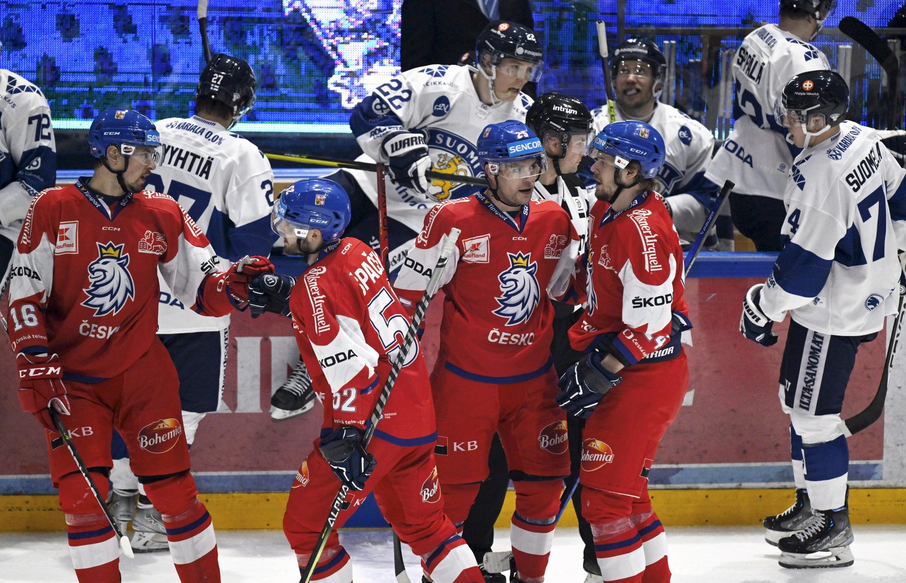 Lední hokej - Euro Hockey Tour - Švýcarské hokejové hry - hokejisté Česka a Finska - kde sledovat Finsko vs Česko živě - online live stream