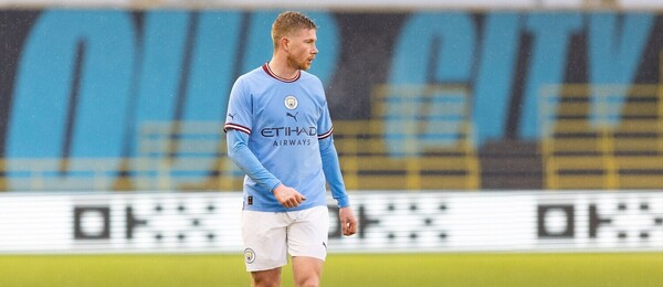 Kevin De Bruyne během přípravného duelu s Gironou