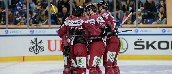 Hokejisté HC Sparta Praha na Spengler Cupu 2022 - sledujte dnes živě semifinále Sparta vs Örebro HK v online livestreamu - foto Profimedia