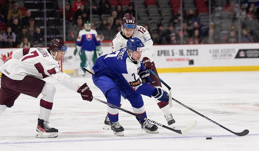 Šimon Nemec, Slovensko, kapitán reprezentace na MS v hokeji U20 2023 - Profimedia