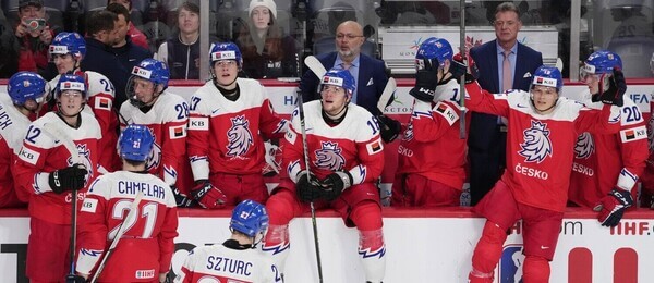 Česká juniorská reprezentace na MS v hokeji U20 2023 - sledujte dnes Česko - Švýcarsko na MS juniorů živě - foto Profimedia