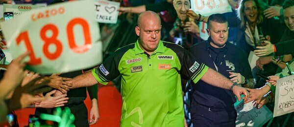 Šipky, PDC, Michael van Gerwen z Nizozemska