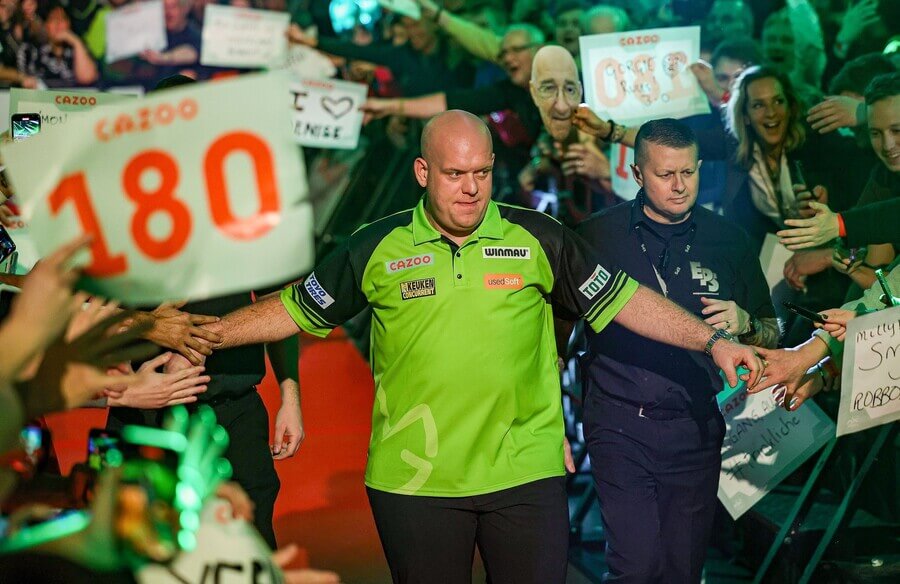 Šipky, PDC, Michael van Gerwen z Nizozemska