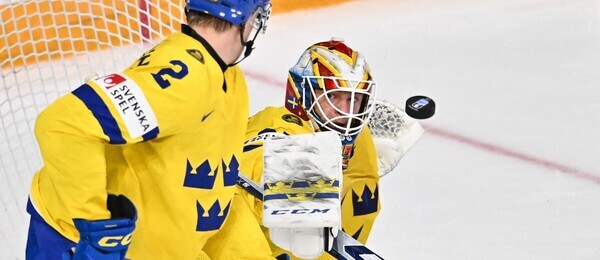 Švédský gólman Carl Lindbom je nejlepším brankář na MS v hokeji U20 2023 - Profimedia