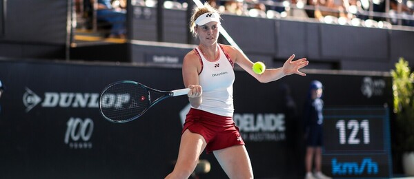 Česká tenistka Linda Nosková na turnaji WTA Adelaide International 1 2023 - sledujte dnes finále Nosková - Sabalenka v Adelaide živě - foto Profimedia