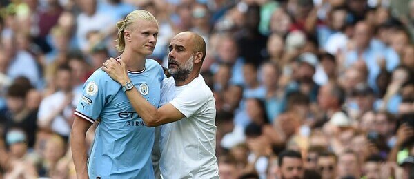 Haaland a Guardiola