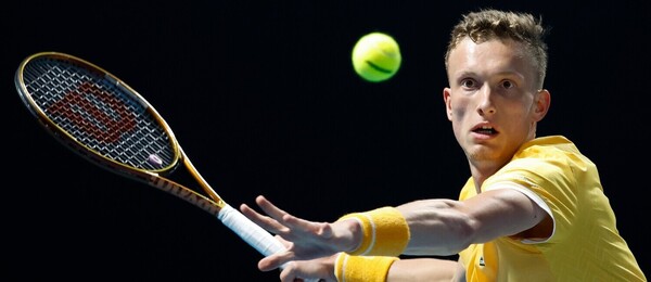 Tenis, ATP, Jiří Lehečka během 2. kola Australian Open 2023