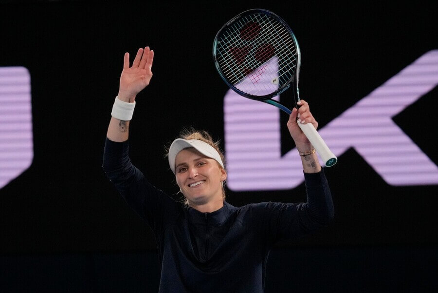 Tenis, WTA, Markéta Vondroušová po vítězství nad Ons Jabeur na Australian Open 2023