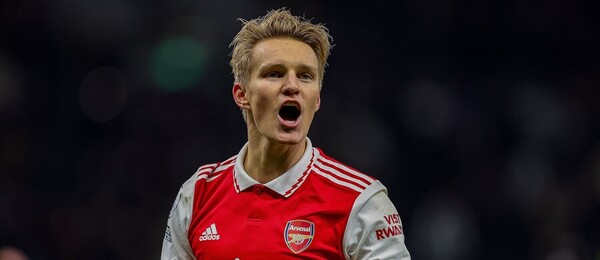 Martin Ødegaard ve vítězném utkání proti Tottenhamu