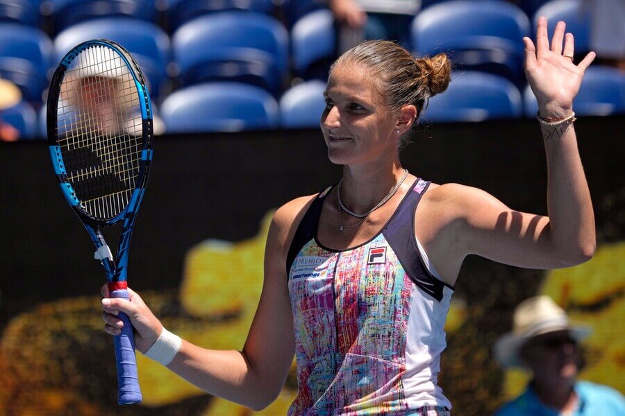 Tenis, WTA, Karolína Plíšková po postupu do osmifinále Australian Open 2023