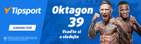 Sledujte Oktagon 39 dnes živě na TV Tipsport.