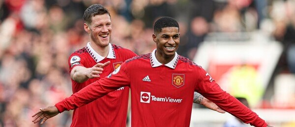 Wout Weghorst a Marcus Rashford