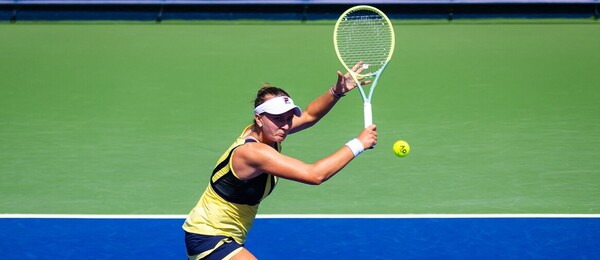 Tenis, Barbora Krejčíková během turnaje WTA 1000 v Dubaji