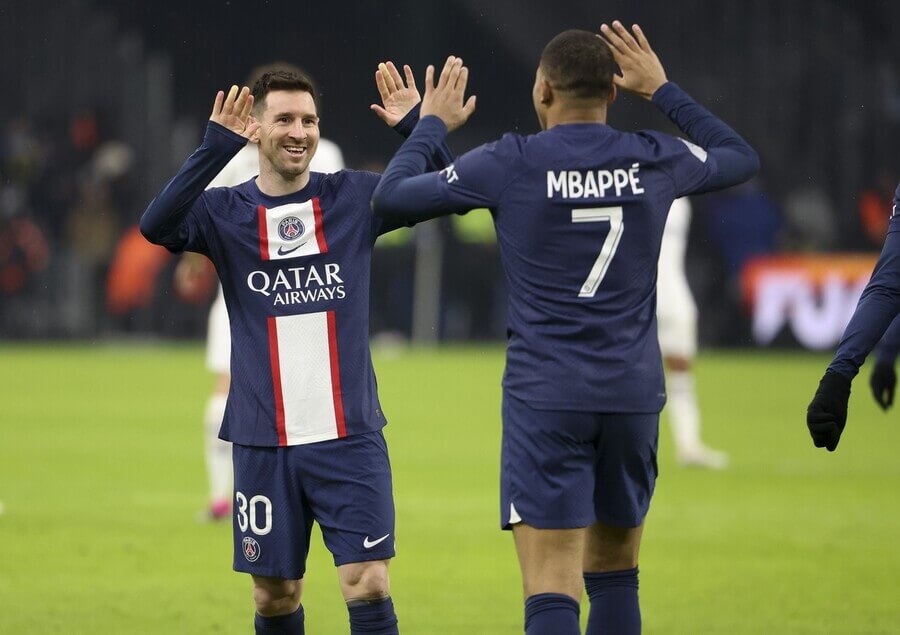 Messi a Mbappé