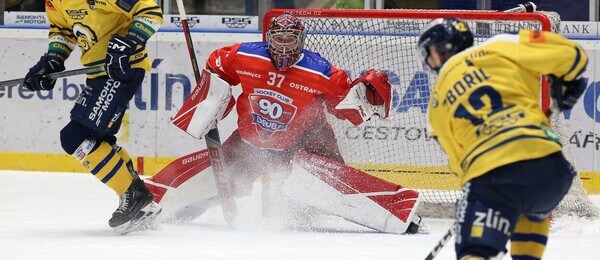 Hokejisté Poruby a Zlína v utkání hokejové Chance ligy 2023 - sledujte dnes hokej Poruba vs Zlín živě - online live stream zdarma