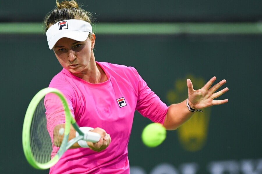 Tenistka Barbora Krejčíková dnes v Indian Wells nastoupí proti Aryně Sabalenka