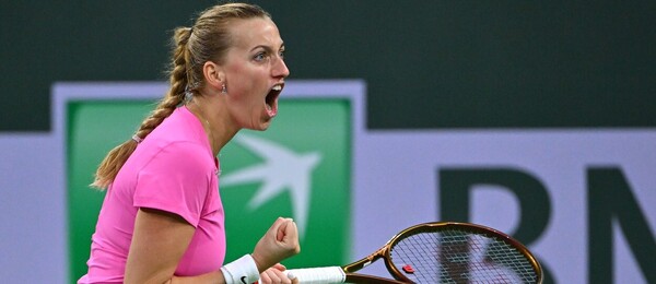 Tenis, WTA, Petra Kvitová po postupu do čtvrtfinále na WTA 1000 Indian Wells