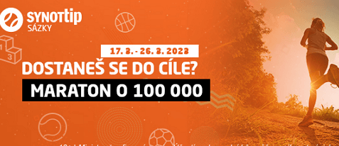 SYNOT TIP maraton - v březnu o 100 000