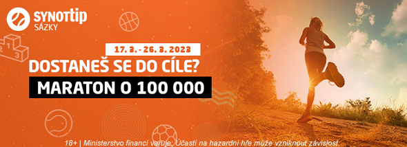 SYNOT TIP maraton - v březnu o 100 000