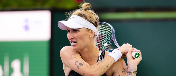 Česká tenistka Markéta Vondroušová na WTA 1000 v Indian Wells 2023 - Vondroušová dnes hraje druhé kolo na WTA 1000 Miami Open 2023 - sledujte tenis Vondroušová vs Kudermetova živě