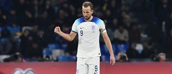 Harry Kane je nově rekordmanem anglické reprezentace v počtu vstřelených branek. Přidá další i dnes proti Ukrajině? Sledujte ho v akci od 18:00.