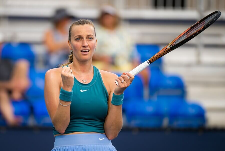 Česká tenistka Petra Kvitová slaví postup do čtvrtfinále WTA 1000 Miami Open 2023 - sledujte dnes čtvrtfinále Kvitová vs Alexandrova živě - online live stream a přímý přenos