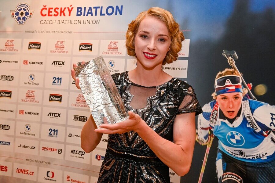 Biatlon, vítězka ankety Biatlonista roku 2022, Markéta Davidová