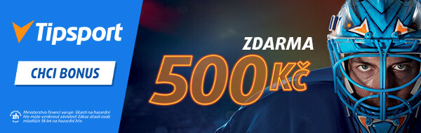 Vsaďte si u Tipsportu na hokejové MS, získejte bonus 500 Kč zdarma.