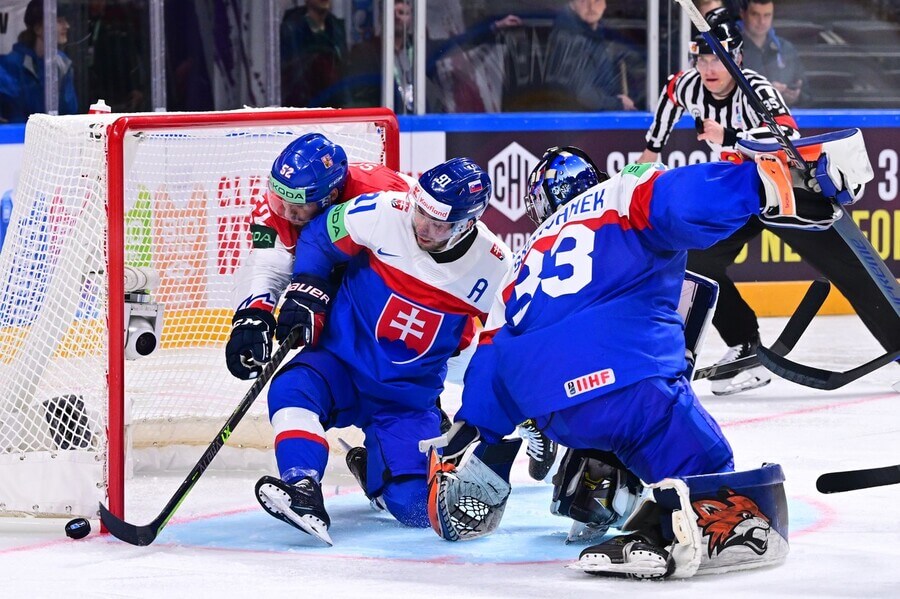 Reprezentanti Slovenska na MS v hokeji 2023 v Rize dnes hrají s domácími Lotyši - sledujte hokej Slovensko vs Lotyšsko na MS 2023 živě zdarma online
