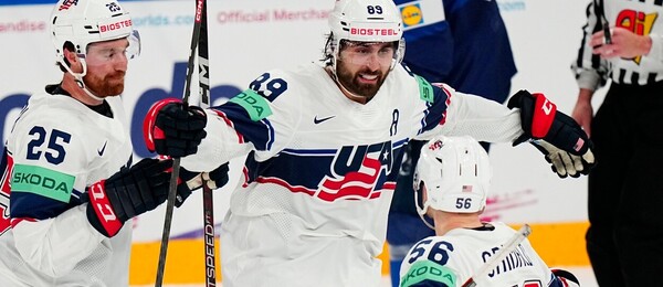 Útočník USA Alex Tuch už vstřelil 3 góly na MS v hokeji 2023