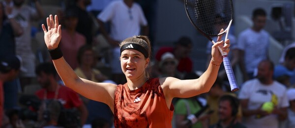 Tenis, WTA, Karolína Muchová po vítězném zápase na Roland Garros - French Open 2023 v Paříži