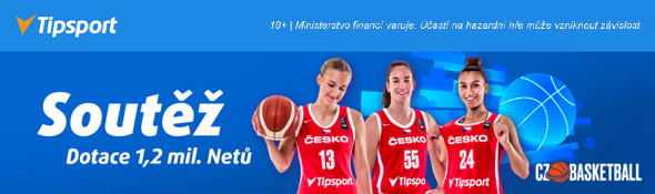 Tipsport soutěž: tipovačka k ME v basketbalu žen 2023 (EuroBasket) o 1 200 000 Netů