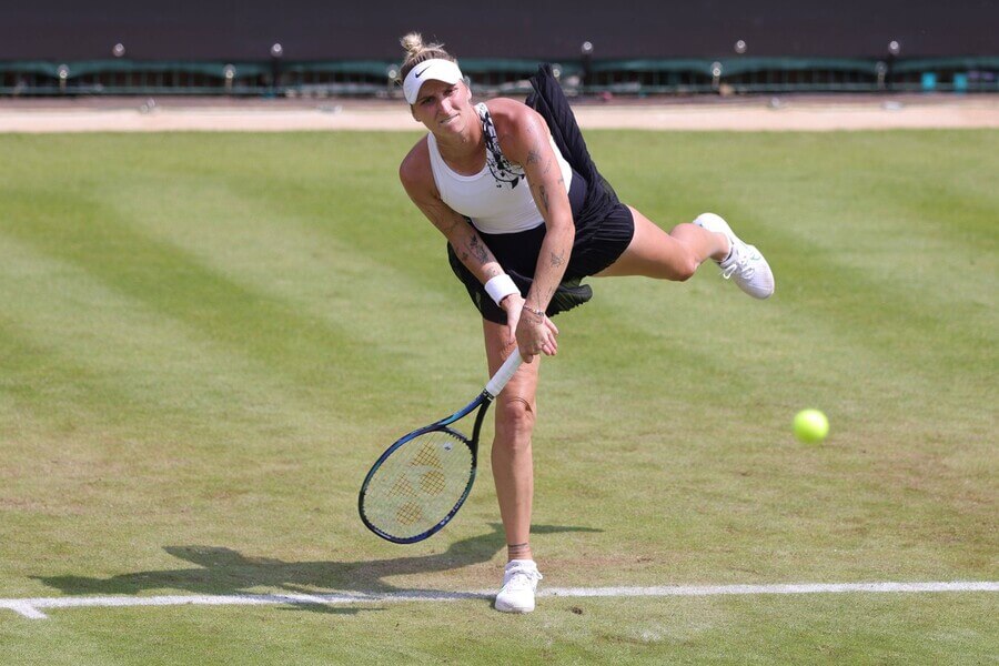 Česká tenistka Markéta Vondroušová na turnaji WTA German Open 2023 v Berlíně - sledujte dnes čtvrtfinále Vondroušová vs Sakkari živě online