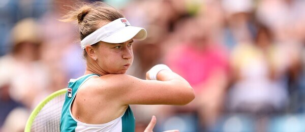 Česká tenistka Barbora Krejčíková ve vítězném semifinále WTA Birmingham 2023 - sledujte dnes finále Krejčíková vs Ostapenko živě online