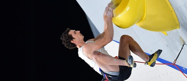 Sportovní lezení, Adam Ondra při lezení na obtížnost - lead, olympiáda v Tokiu