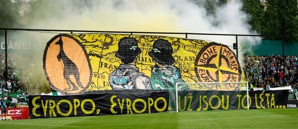 Choreo fanoušků Bohemians