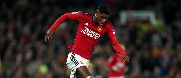 Marcus Rashford během utkání proti Wolves