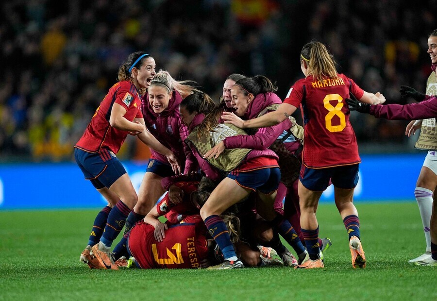 Španělky slaví na MS ve fotbale žen 2023