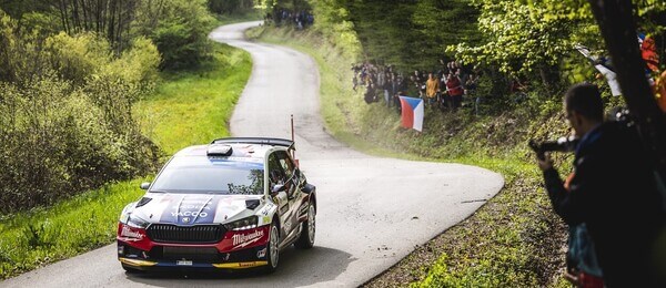 Rally, WRC, Erik Cais a Petr Těšínský se svou Fabií během Croatia Rallye v Chorvatsku