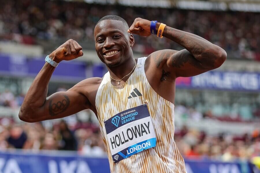 Atletika, Diamantová liga, překážkář Grant Holloway z USA