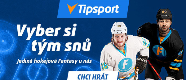 Tipsport Fantasy hokej – registrujte se u Tipsportu s bonusem zdarma a hrajte jedinou hokejovou fantasy ligu u nás