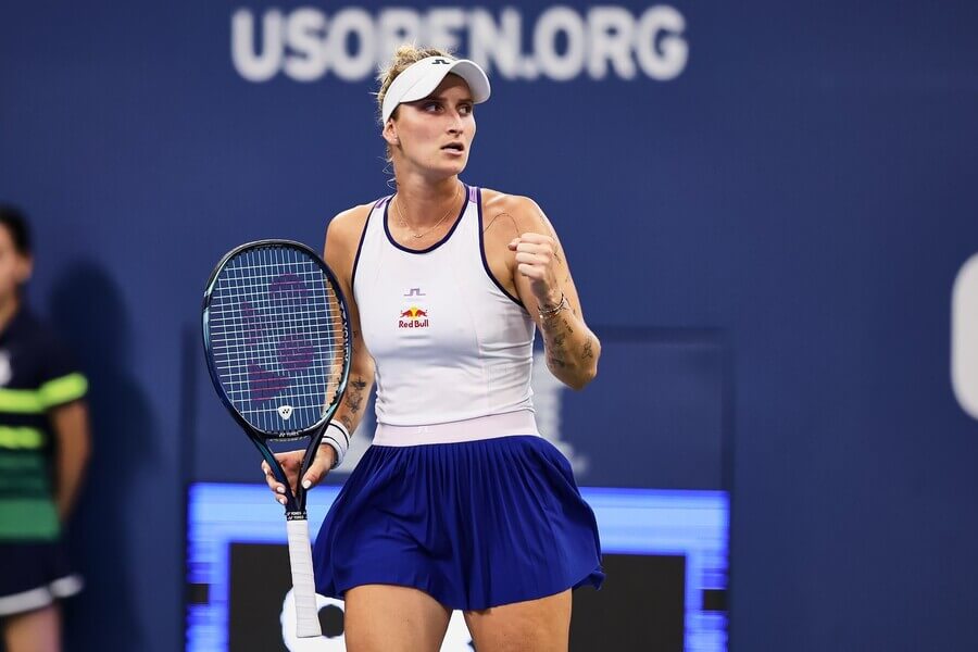 Tenis, grandslam US Open v New Yorku, Markéta Vondroušová během osmifinále