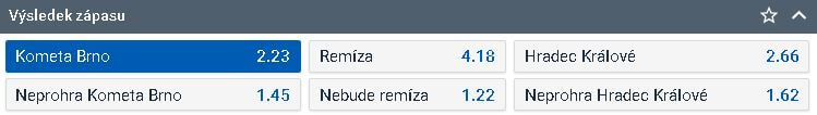 Tip na výsledek zápasu Kometa - Mountfield HK