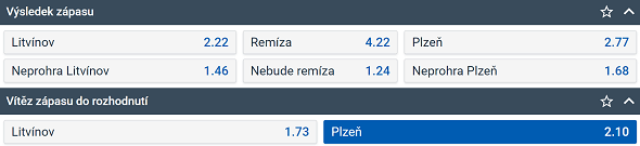 Tip na hokej Verva Litvínov vs. Škoda Plzeň v 2. kole TELH 2023/24 (17. 9. 2023, 17:30, TV Tipsport)