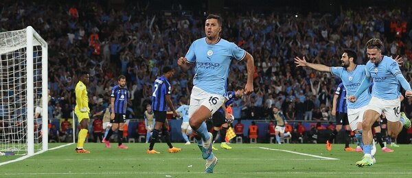 Rodri vstřelil vítězný gól Manchesteru City ve finále Ligy mistrů 2022-2023