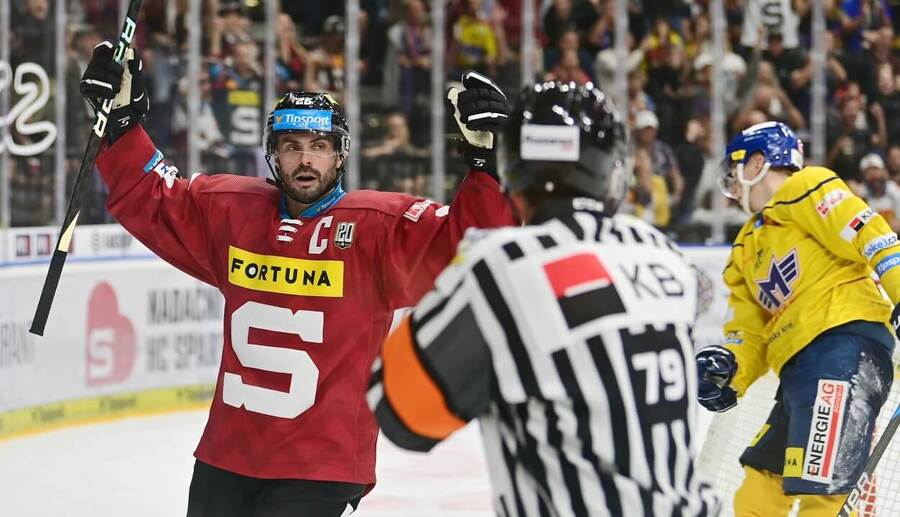 Michal Řepík je zatím nejproduktivnější hokejista Sparty v nové sezoně Tipsport Extraligy
